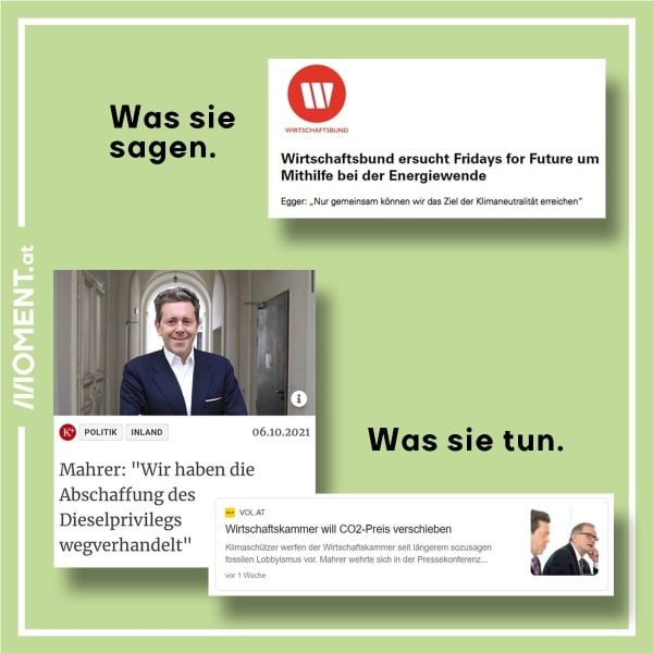 Harald Mahrer auf Meme Hintergrund.