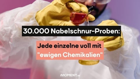 Forever Chemicals finden sich schon in der Nabelschnur von Babys