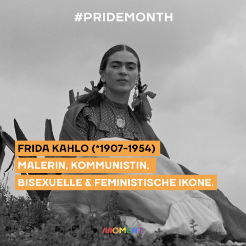 Frida Kahlo (1907 bis 1954). Malerin, Kommunistin, bisexuelle & feministische Ikone