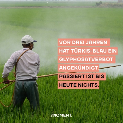 Glyphosat ist immer noch nicht verboten