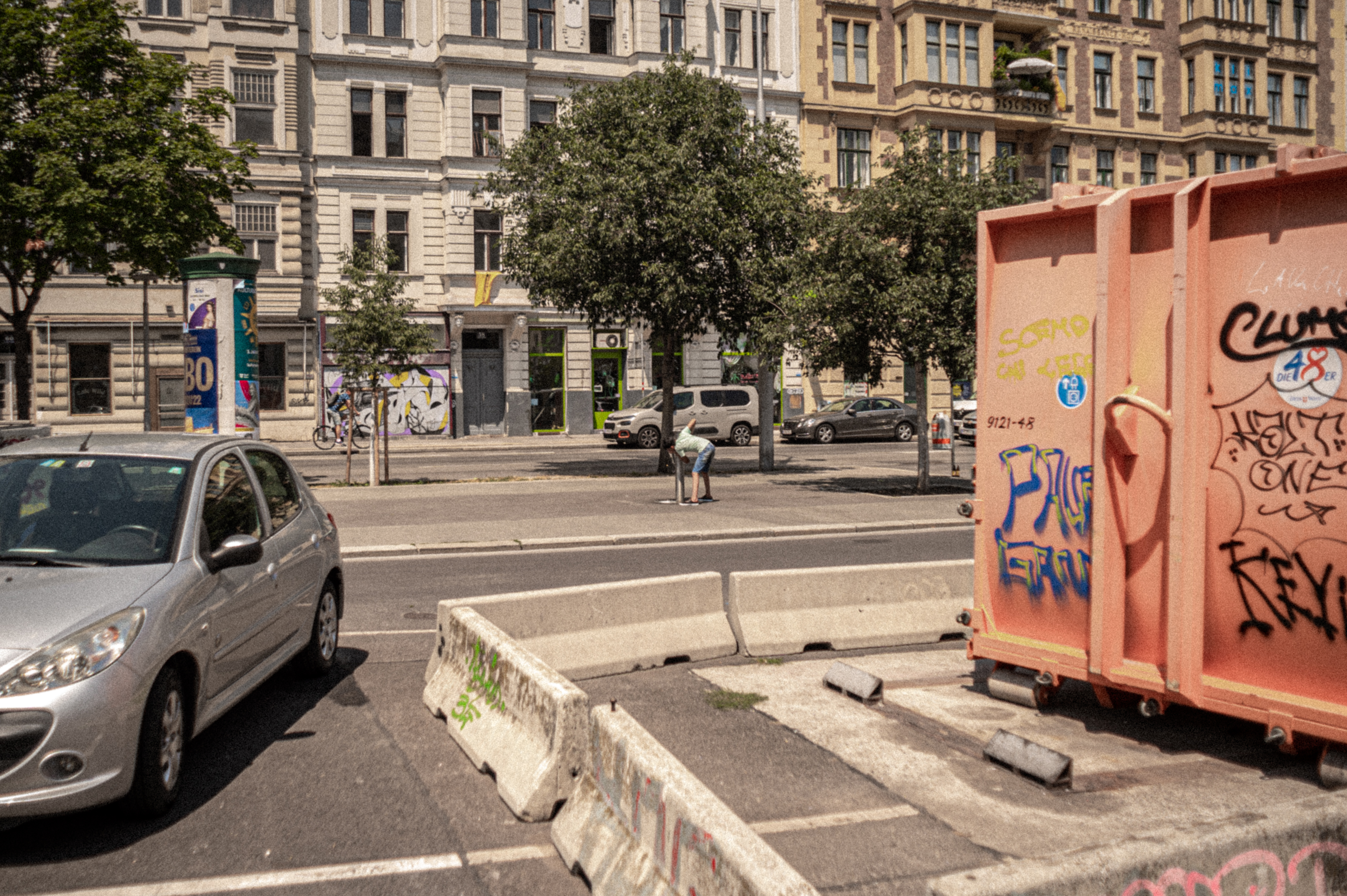 Hitzewelle in der Stadt