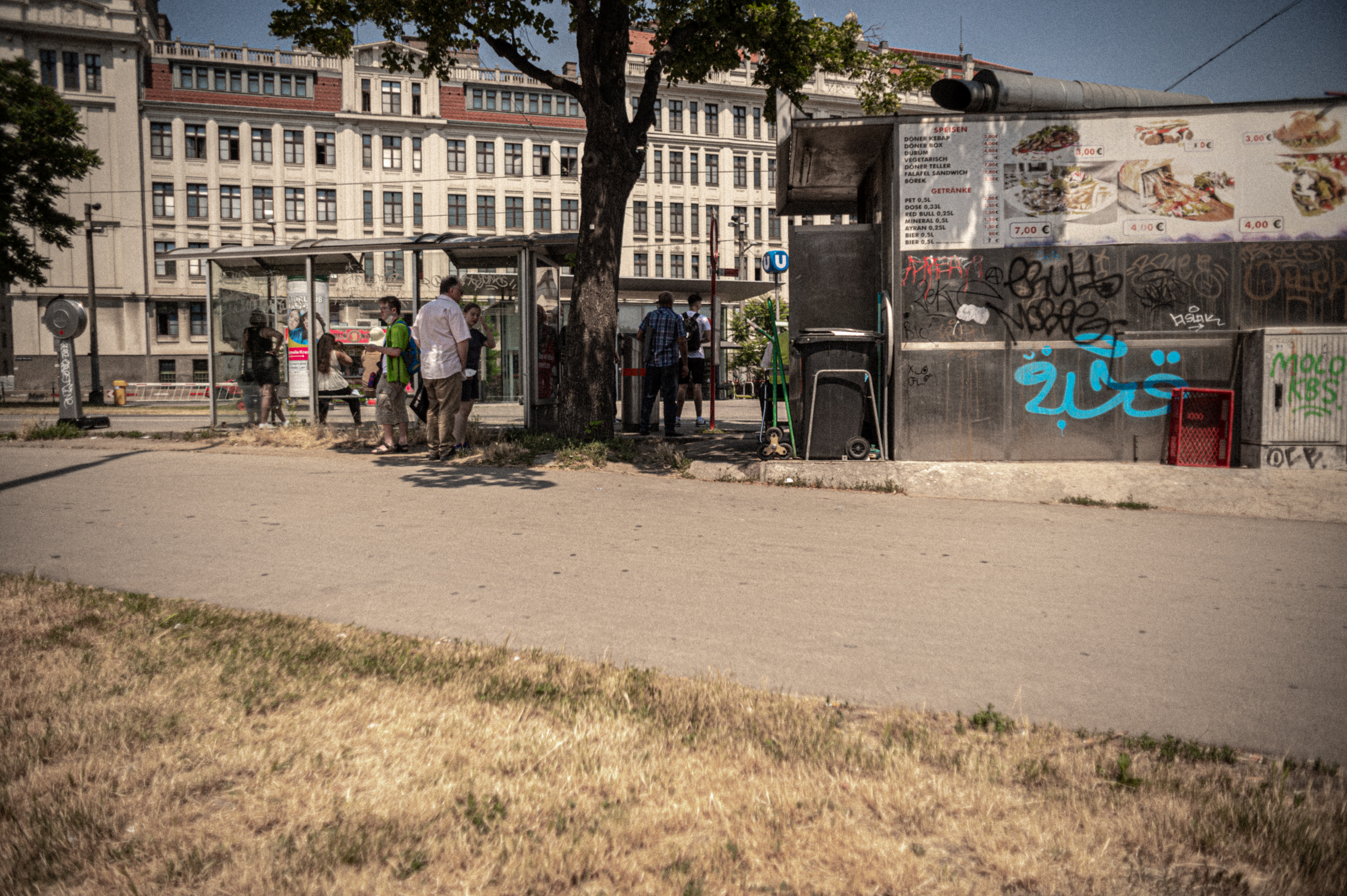 Hitzewelle in der Stadt