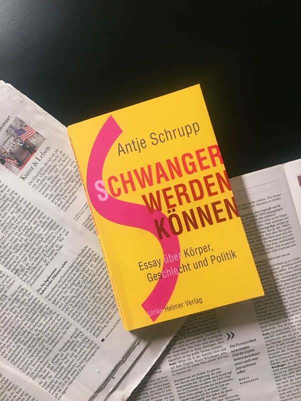 Cover von Antje Schrupps Buch: Schwangerwerdenkönnen
