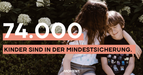 74.000 Kinder sind in der Mindestsicherung