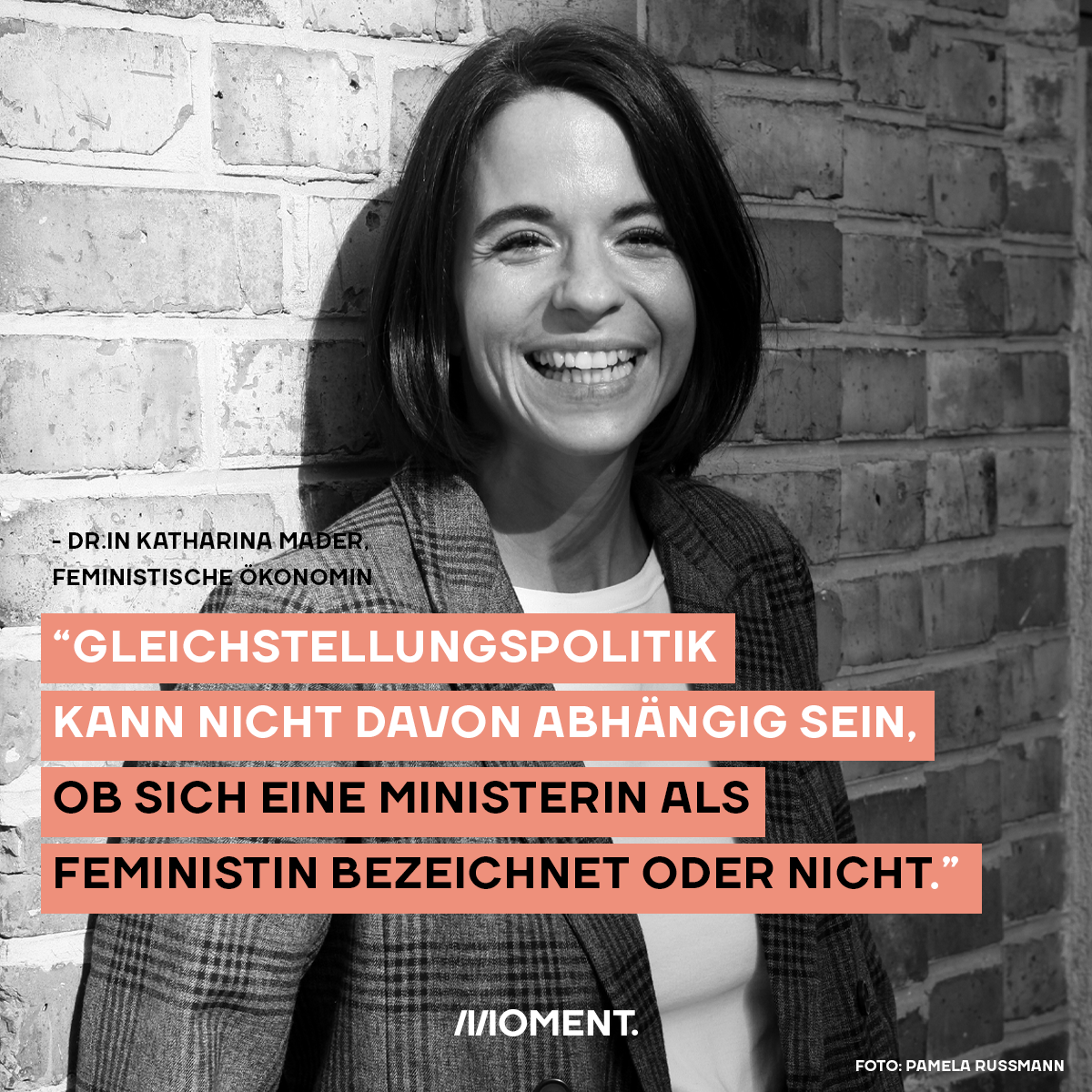Frauenvolksbegehren. Katharina Mader ist Wirtschaftswissenschaftlerin an der WU Wien.