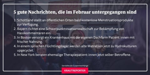 5 gute Nachrichten, die im Februar untergegangen sind