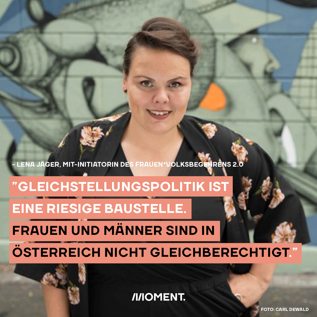 Lena Jäger ist Mit-Initiatorin vom Frauenvolksbegehren 2.0