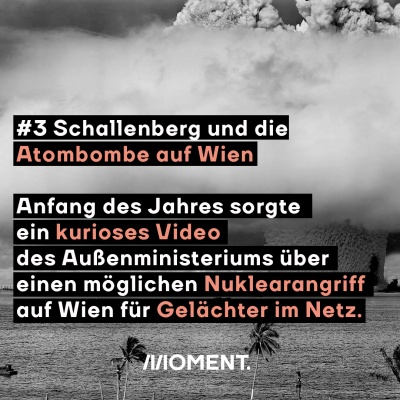 Schallenberg hat virtuell eine Atombombe auf Wien geworfen
