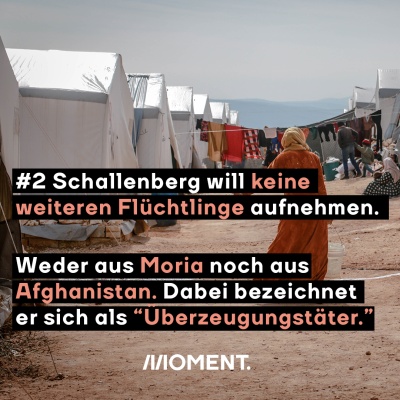 Schallenberg will keine weiteren Flüchtlinge aufnehmen