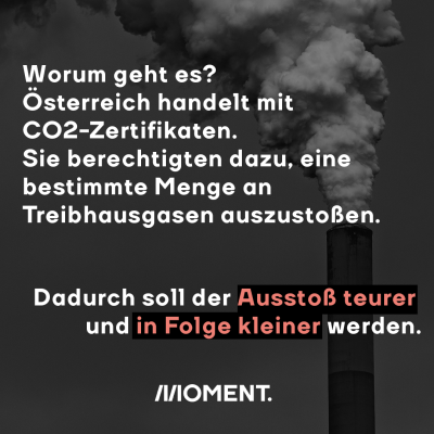 Durch CO2-Zetrifikate darf man eine bestimmte Menge an Treibhausgasen ausstoßen