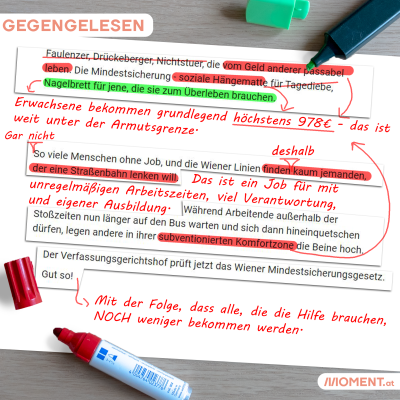 Gegengelesen: Kommentar von Michael Pommer in der Krone zur Mindestsicherung