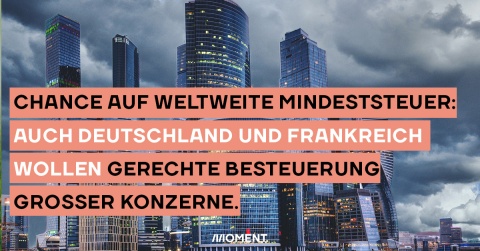 Auch Deutschland und Frankreich könnten der Mindesbesteuerung für Konzerne zustimmen