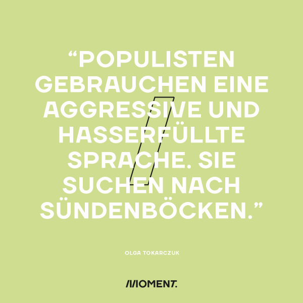 Populisten gebrauchen eine aggressive und hasserfüllte Sprache. Sie suchen nach Sündenböcken.