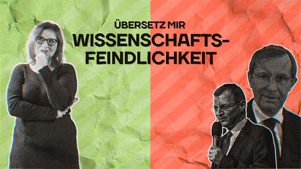 Wie die ÖVP ihre Schuld auf die Wissenschaft schiebt.