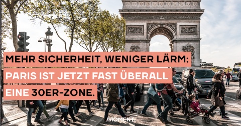 Paris führt Flächendeckend Tempo 30 ein