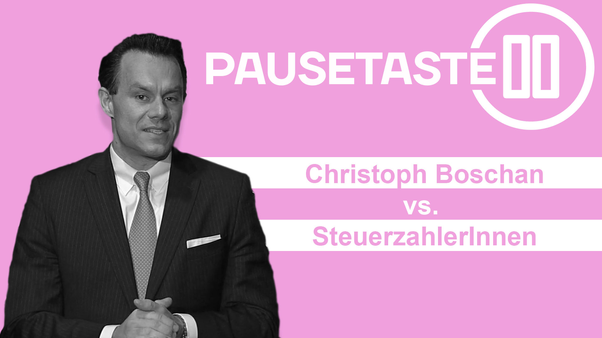 Pausetaste: Börse-Chef Christoph Boschan vs. SteuerzahlerInnen