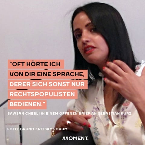 Sawsan Chebli nennt Kurz' Sprache rechtspopulistisch.