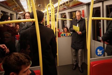 VdB in der Ubahn