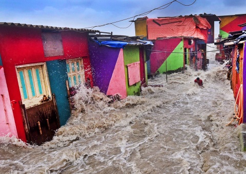 "Hightide Enters Home" - Foto: CIWEM/SL Shanth Kumar