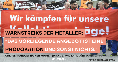 Die Metaller streiken