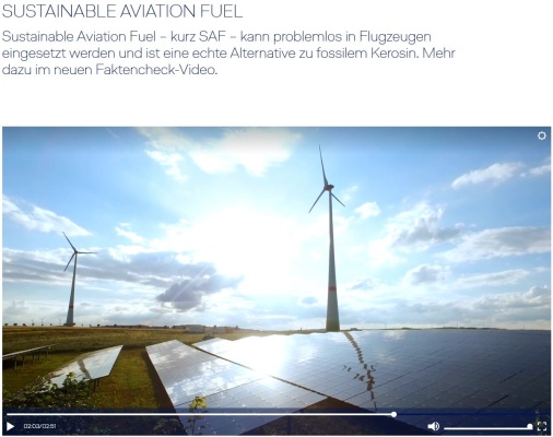 Sustainable Aviation Fuel: Lufthansa erklärt den Treibstoff im Video
