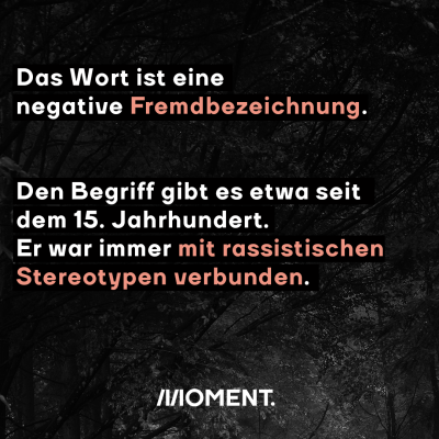 Es ist eine negative Fremdbezeichnung