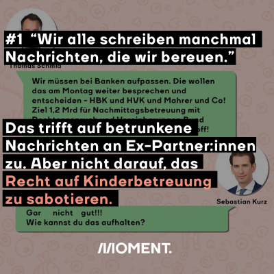 "Wir alle schreiben manchmal Nachrichten, die wir bereuen"