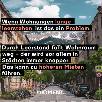 Leere Wohnungen können ein Problem sein