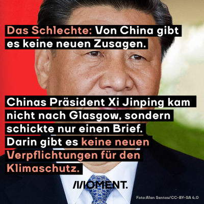 Von Cina gibt es keine neuen Zusagen