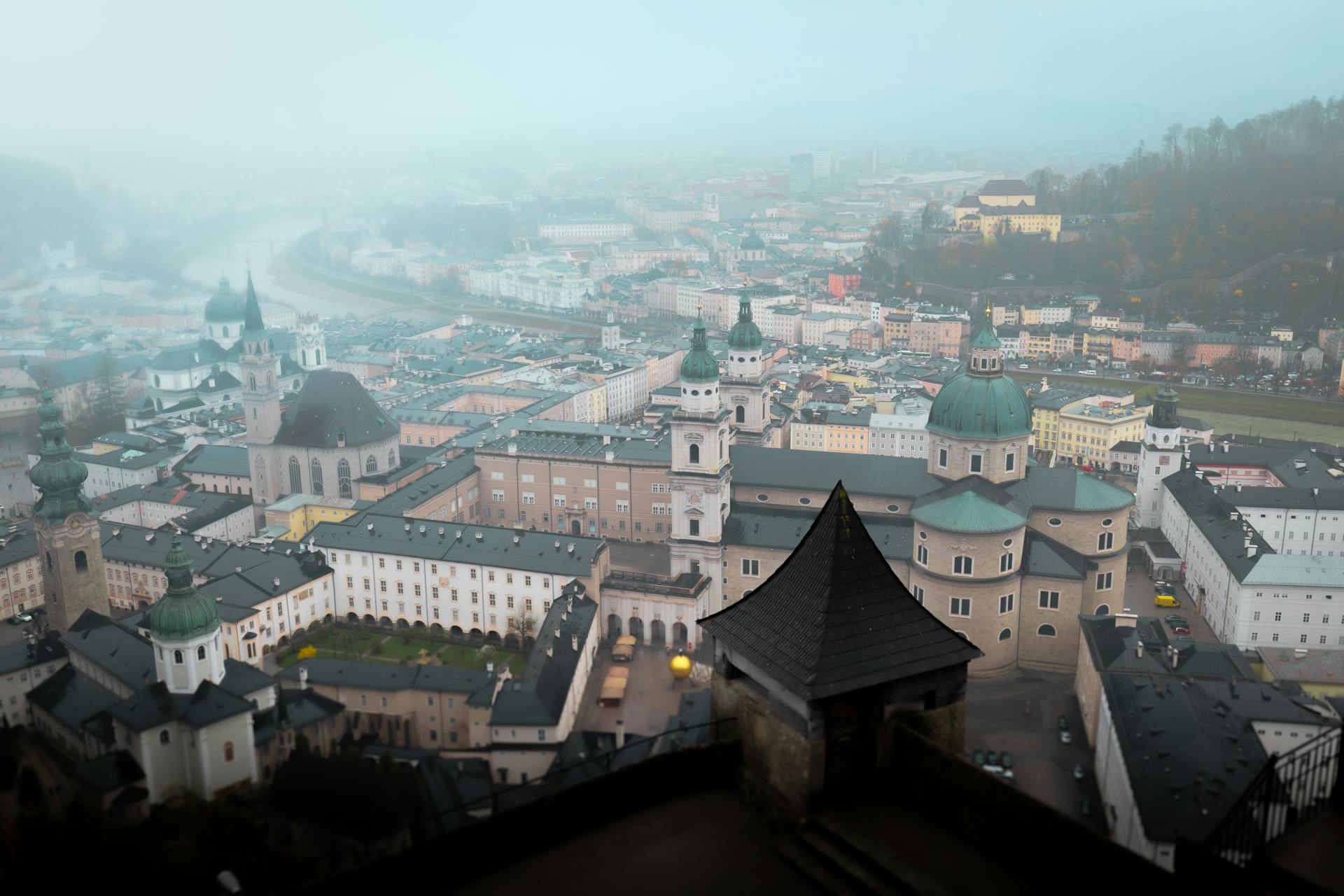 Ein Blick auf die Stadt Salzburg: SPÖ und KPÖ haben dort die Wahl gewonnen