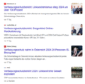Ein Screenshot unterschiedlicher Headlines unterschiedlicher Medien, wie sie über den Verfassungsschutzbericht informieren.
