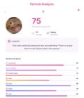 Bewertungsergebnisse der Plattform attractivenessscale.com Mensch versus Kartoffel