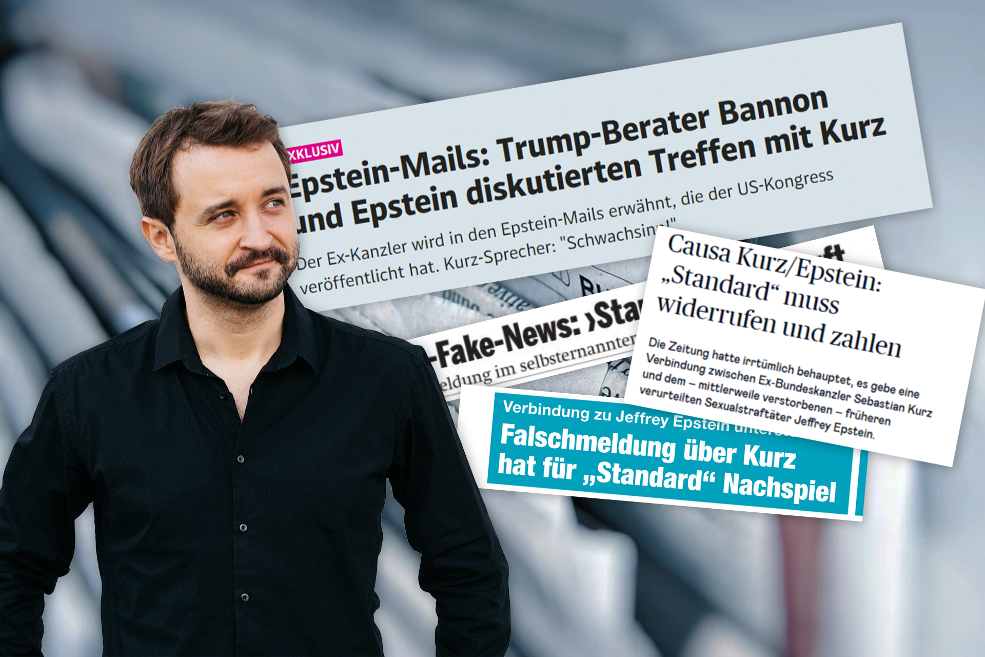 Jeffrey Epstein und seine E-Mails: Wie österreichische Medien das Auftauchen von Sebastian Kurz behandeln