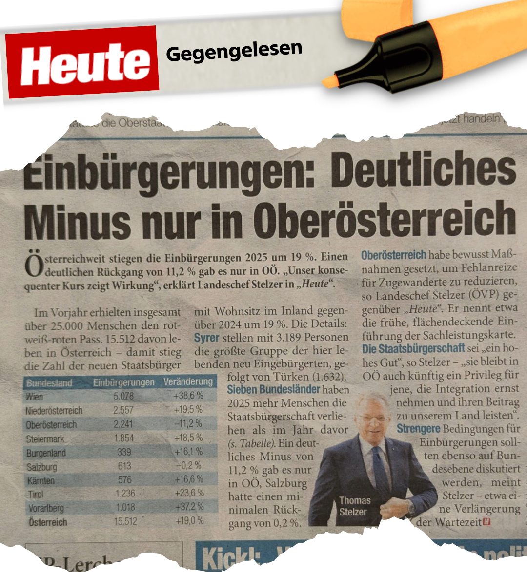 Stelzer (ÖVP) hetzt gegen Migrant:innen - Problemmedium 