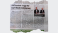 Ein Artikel in der Zeitung oe24 über eine Pressekonferenz der FPÖ