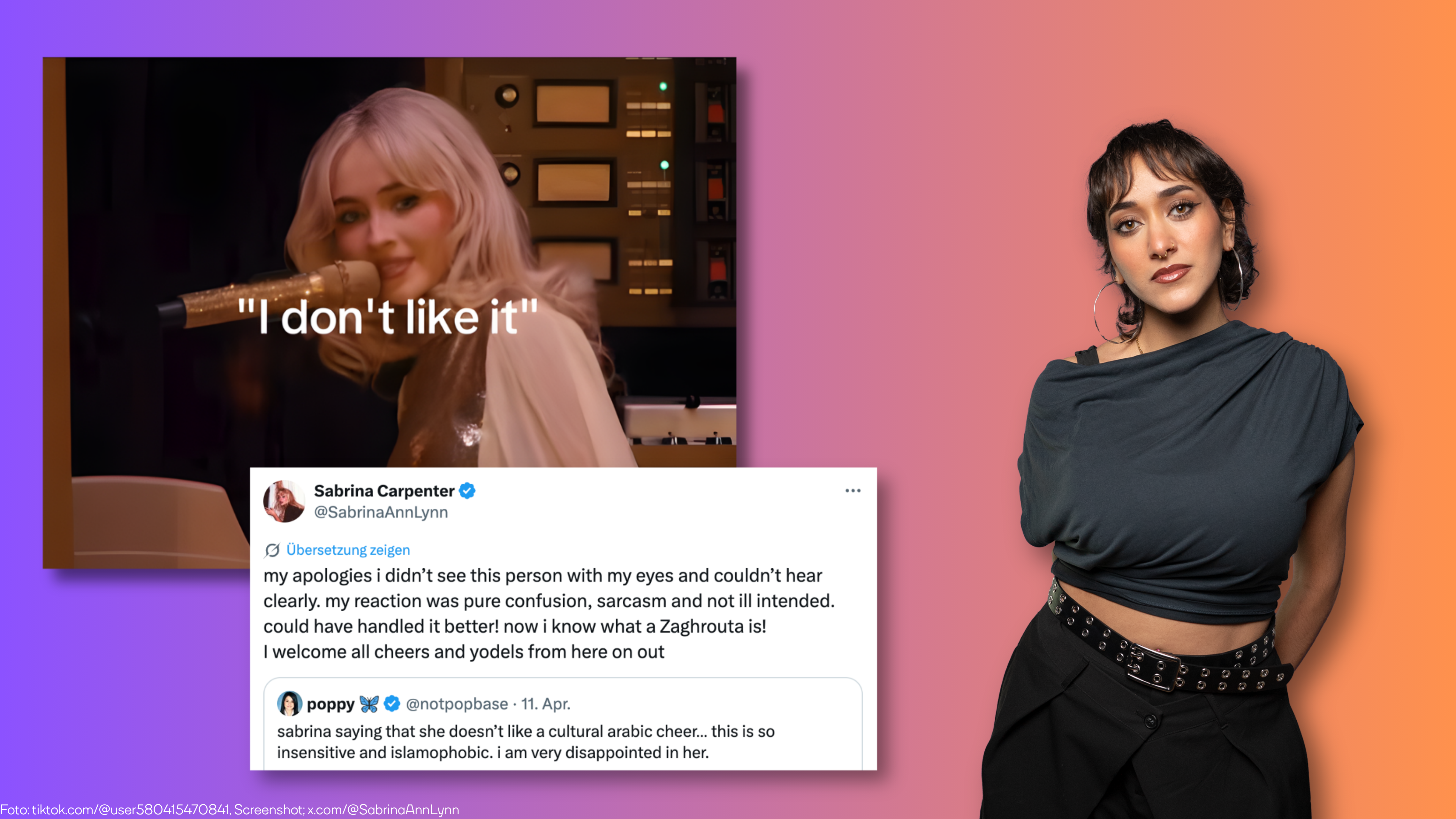 Sabrina Carpenter am Coachella-Festival: Zaghrouta und die Frage, wer laut sein darf