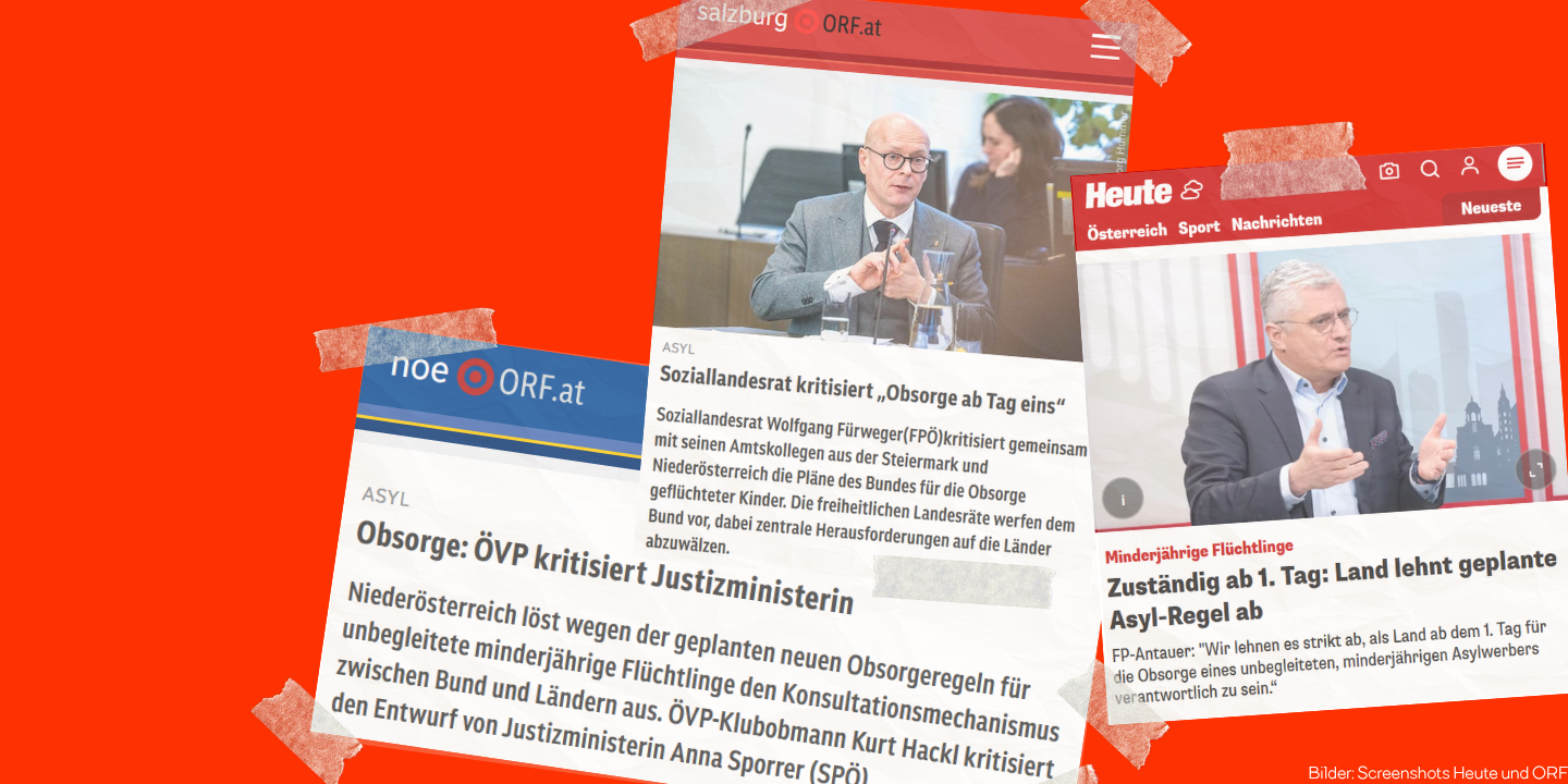 Obsorge ab Tag 1: Erpressung auf dem Rücken schutzsuchender Kinder darf nicht erfolgreich sein