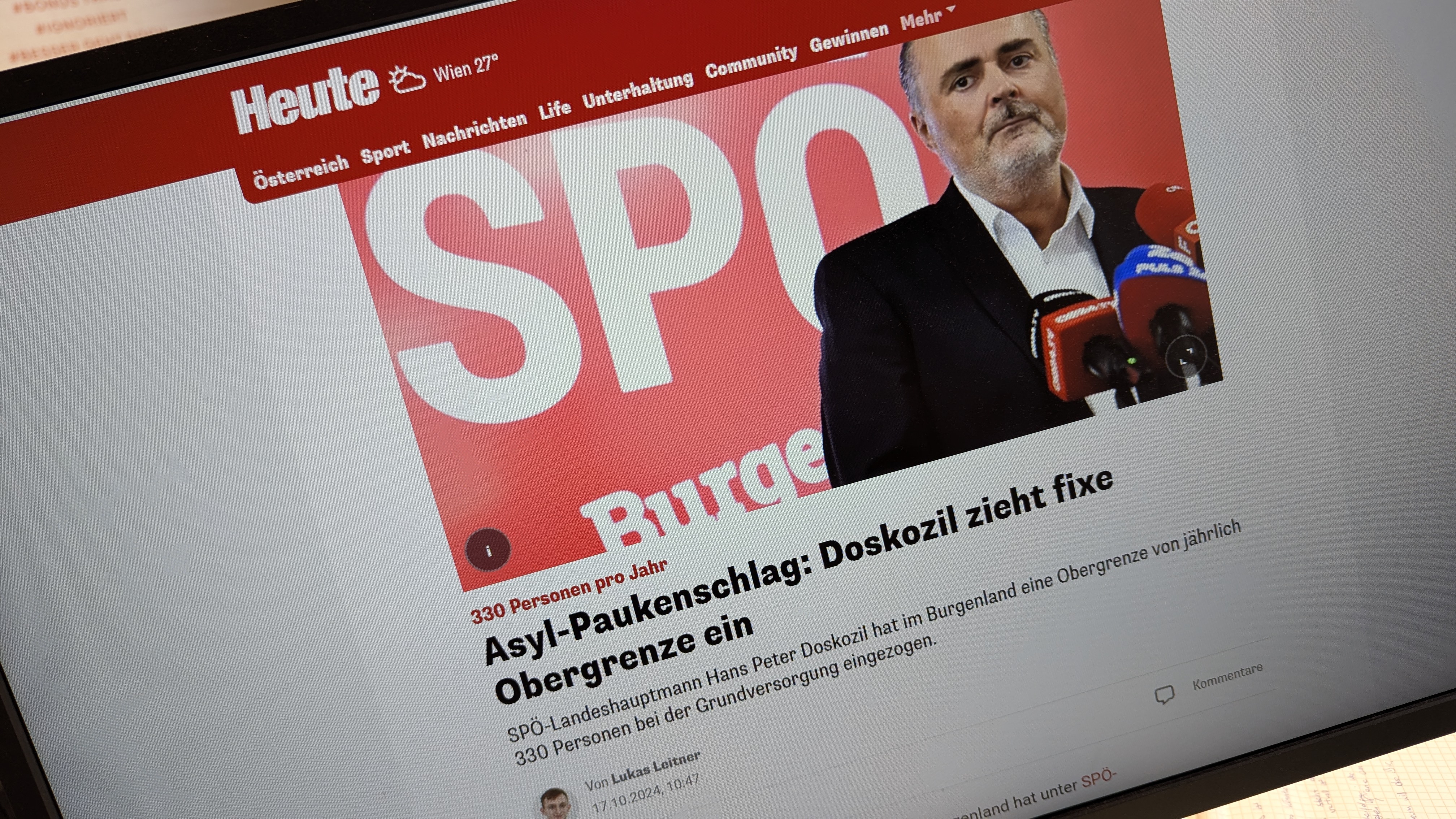 Was wurde eigentlich aus der Asyl-Obergrenze im Burgenland?