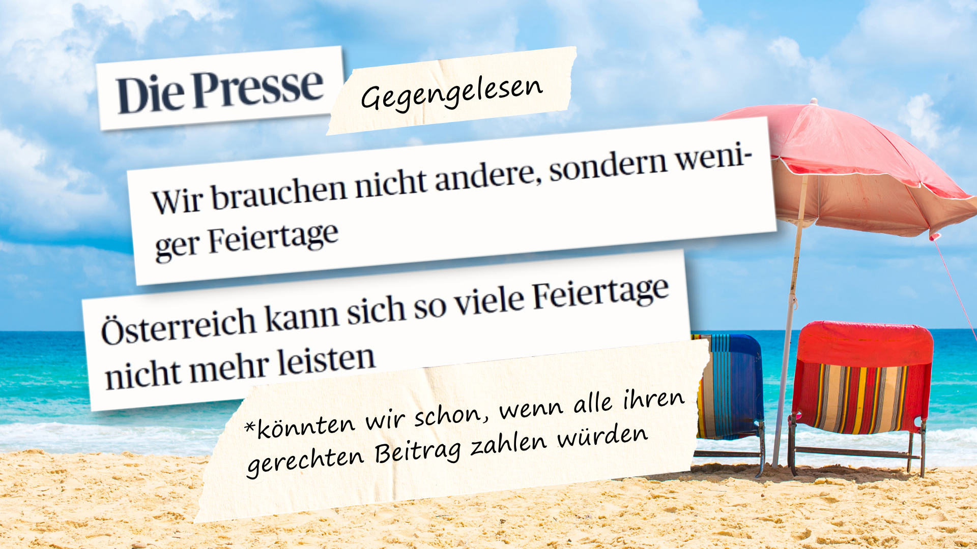 Gegengelesen: Die Presse im Kampf gegen Feiertage