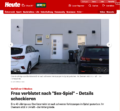 Ein Screenshot zeigt die Berichterstattung der Zeitung