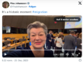 Die schwedische EU-Kommissarin Ylva Johansson feiert die GEAS-Reform mit einem X-Post
