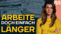 Pension mit 67? Barbara Blaha neben fordernden Schlagzeilen und einem Schriftzug der sagt 
